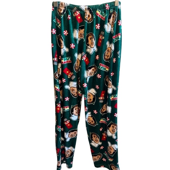 Elf Buddy The Elf Son Of A Nutcracker Fleece Lounge Pajama Pants Sz L (no tag) - Picture 1 of 9